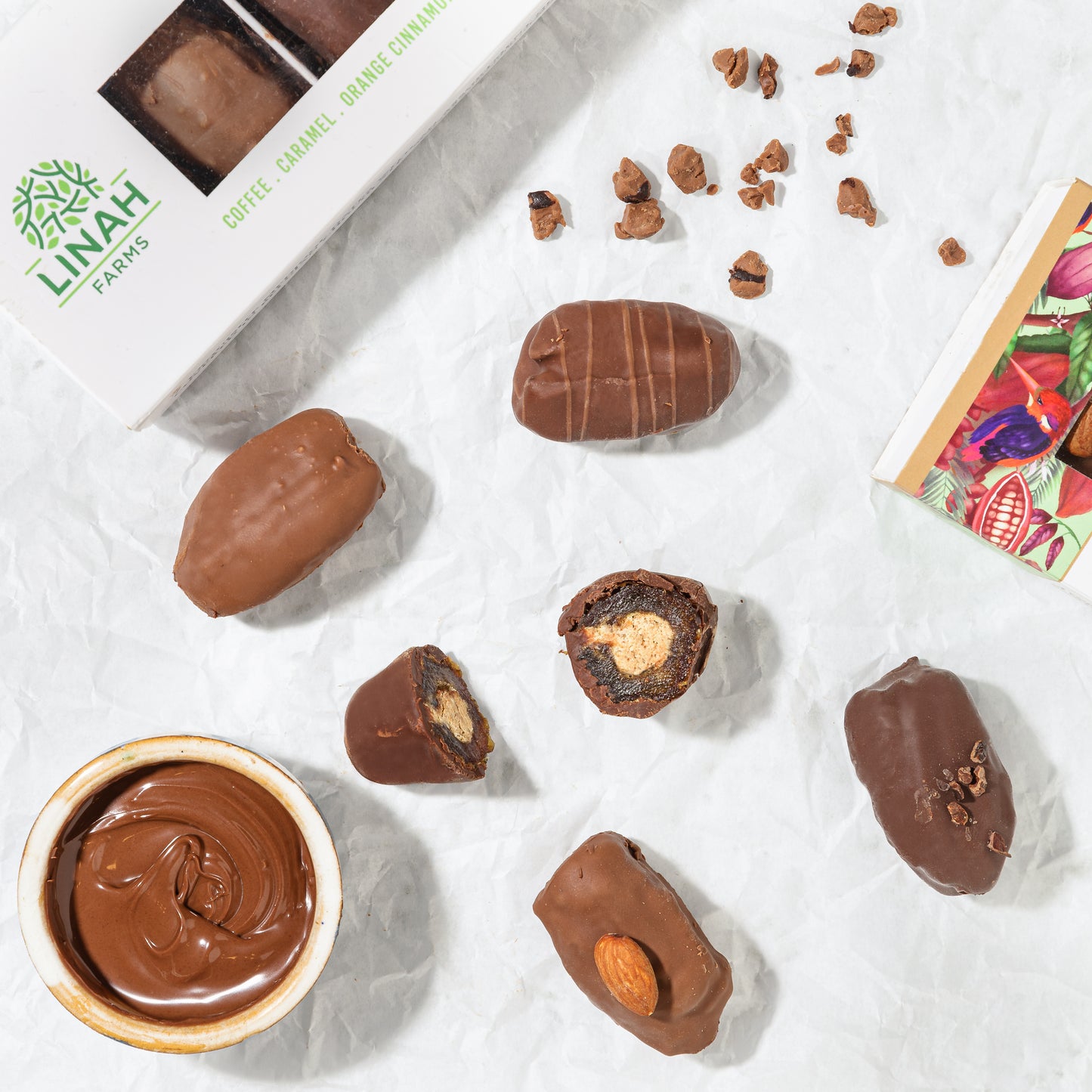 7 Piece Pack Belgian Chocolate Medjools