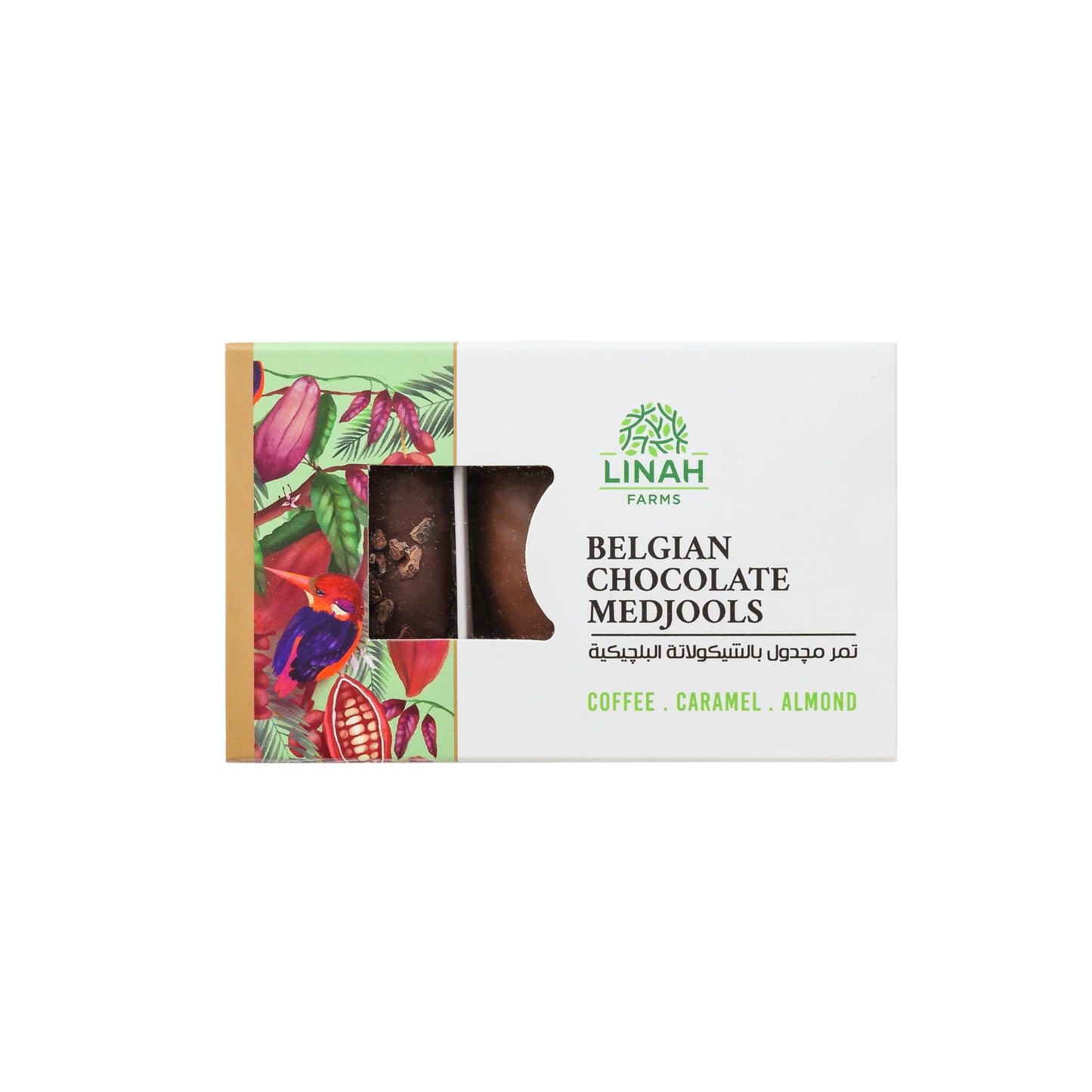 3 Piece Pack Belgian Chocolate Medjools