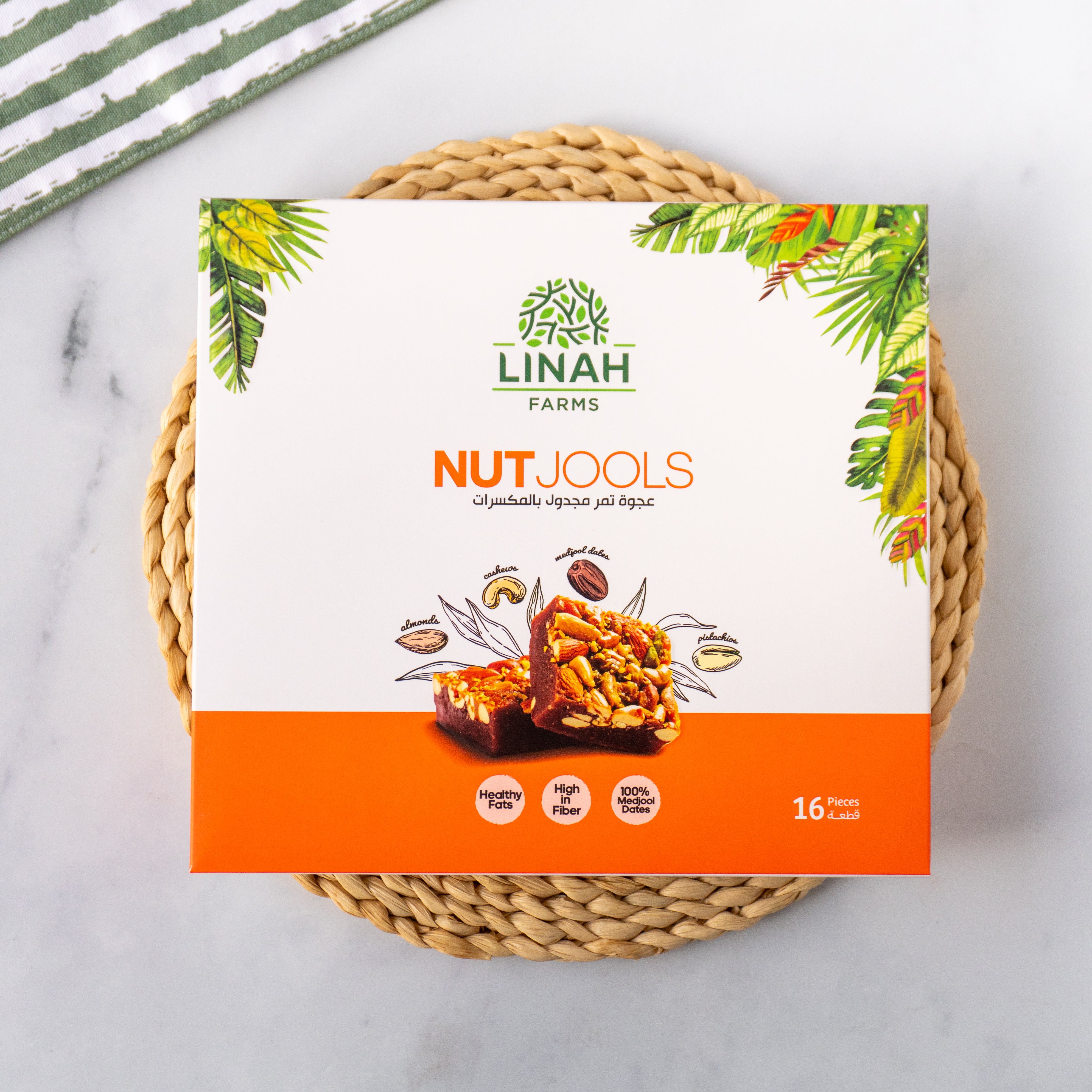 Nutjools Date Bites with Nuts | Linah Farms